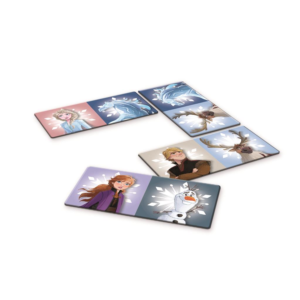 Dino Domino Frozen 2 Board Game 62214D