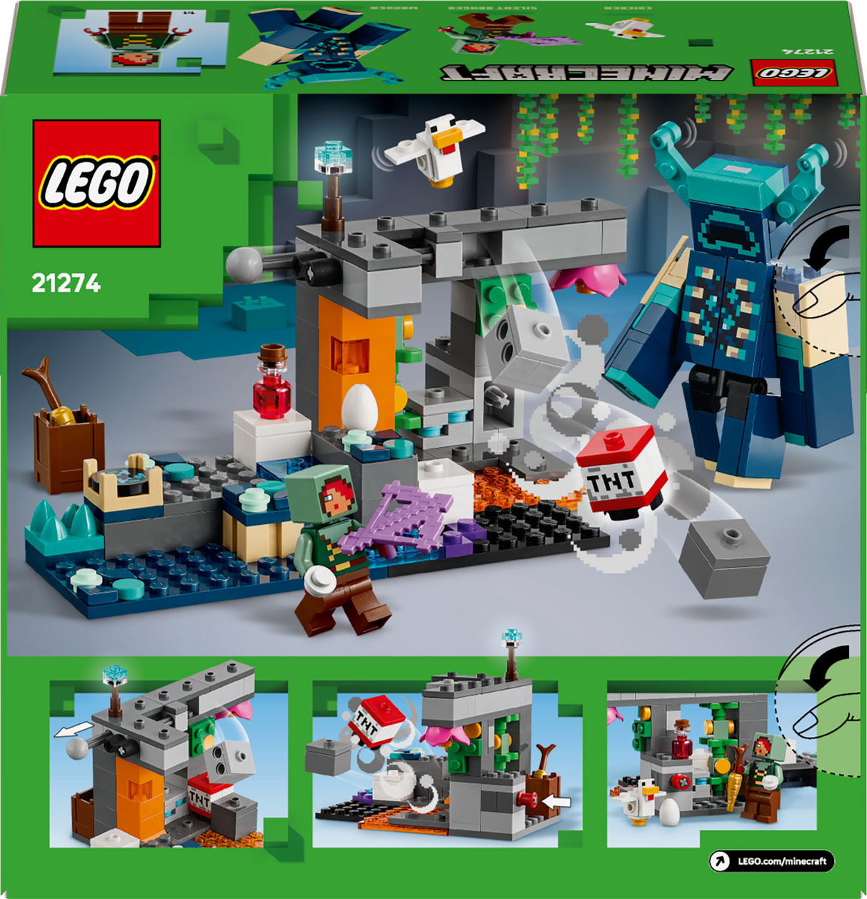 LEGO Minecraft The Warden Encounter 21274L