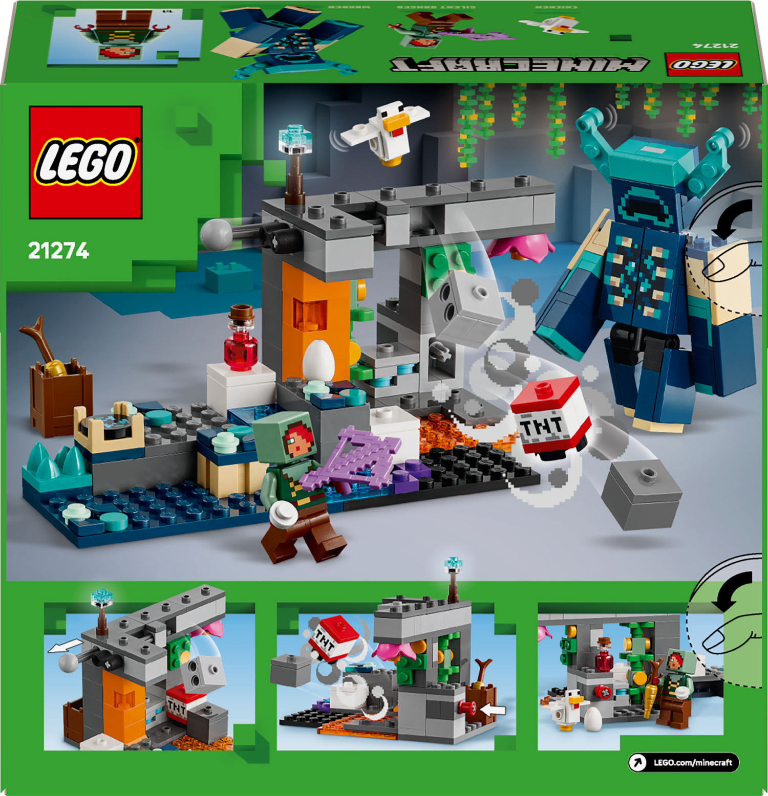 LEGO Minecraft The Warden Encounter 21274L