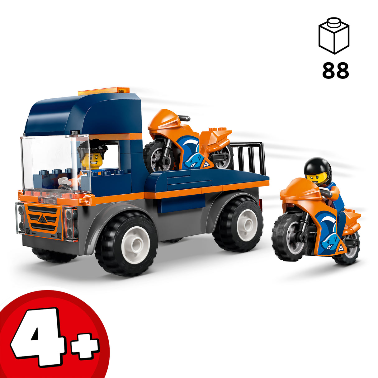 LEGO City Motorcycle Transporter 60491L