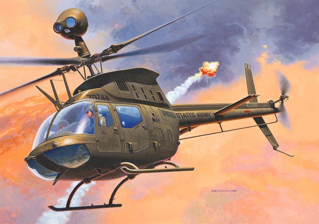 Revell Plastic Model Bell OH-58D Kiowa 1:72 04938R