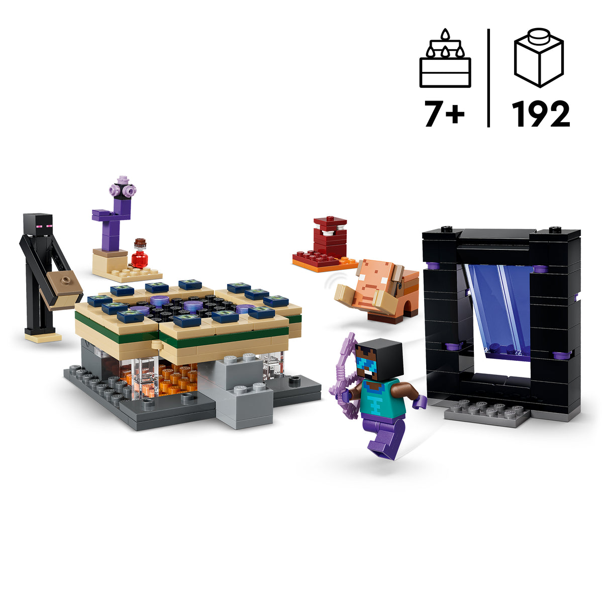 LEGO Minecraft Nether & End Portal Journey 21584L