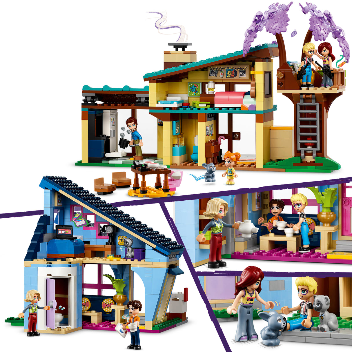 LEGO Friends Olly and Paisley's Family Houses 42620L
