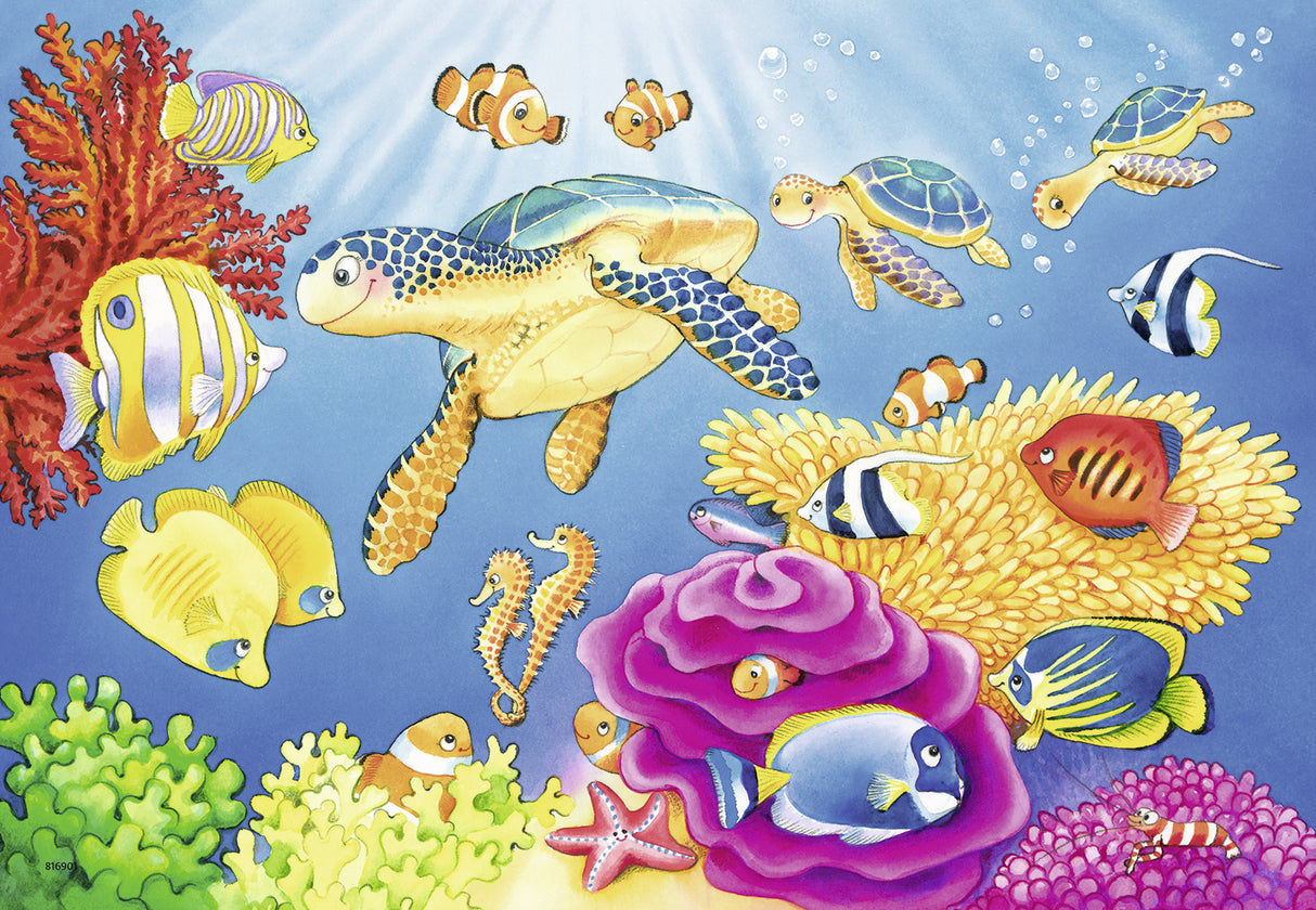 Ravensburger Puzzle 2x24 pc Colourful Underwater World 078158V