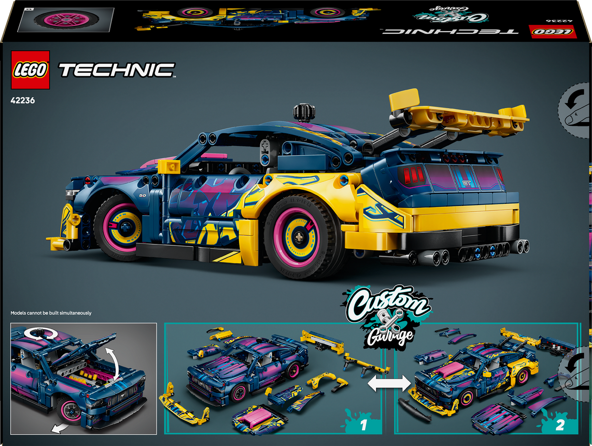 LEGO Technic Custom Garage Ford Mustang GT Car 42236L