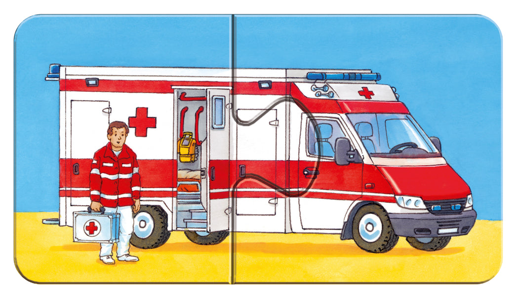 Ravensburger My First Puzzle 9x2 pc Commercial vehicles 073320V