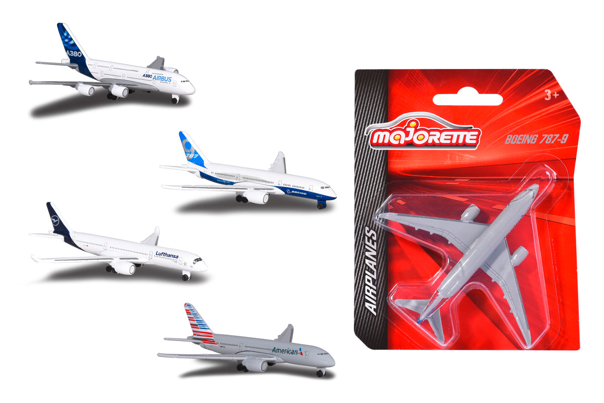 Majorette passenger planes 4 different 212057980B