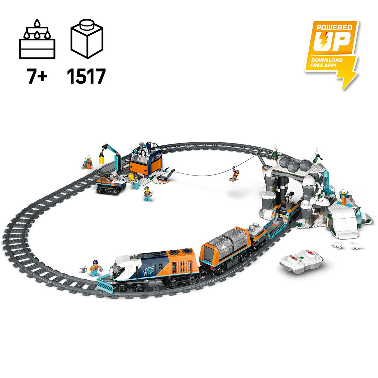 LEGO City Explorers' Arctic Polar Express Train
 60470L