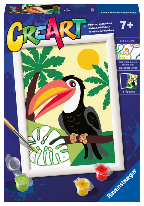 Ravensburger Paint by Numbers Toucan in the jungle 237609V