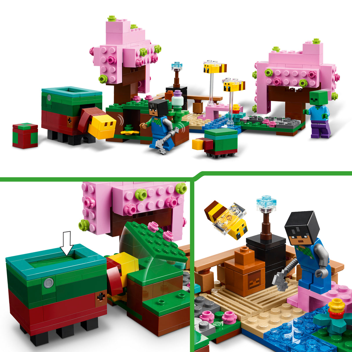 LEGO Minecraft The Cherry Blossom Garden 21260L