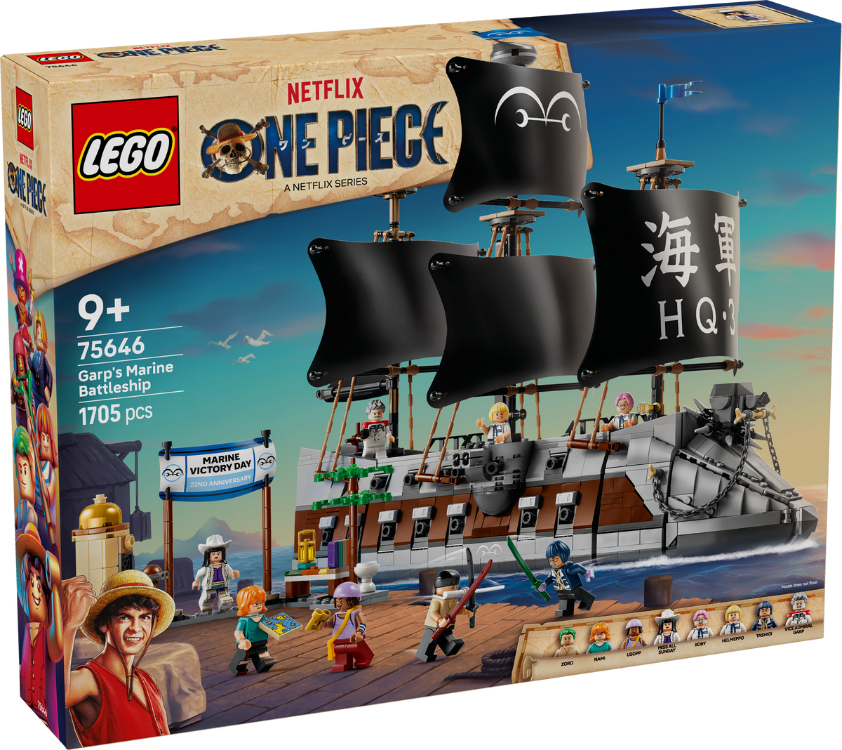 LEGO ONE PIECE Garp’s Marine Battleship 75646L