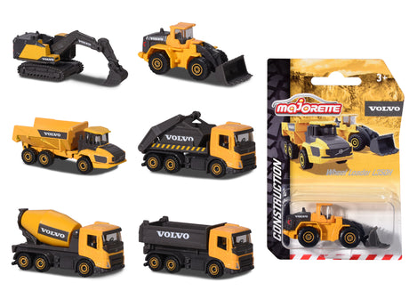 Majorette Volvo Construction Vehicle 6 Different 212057283B