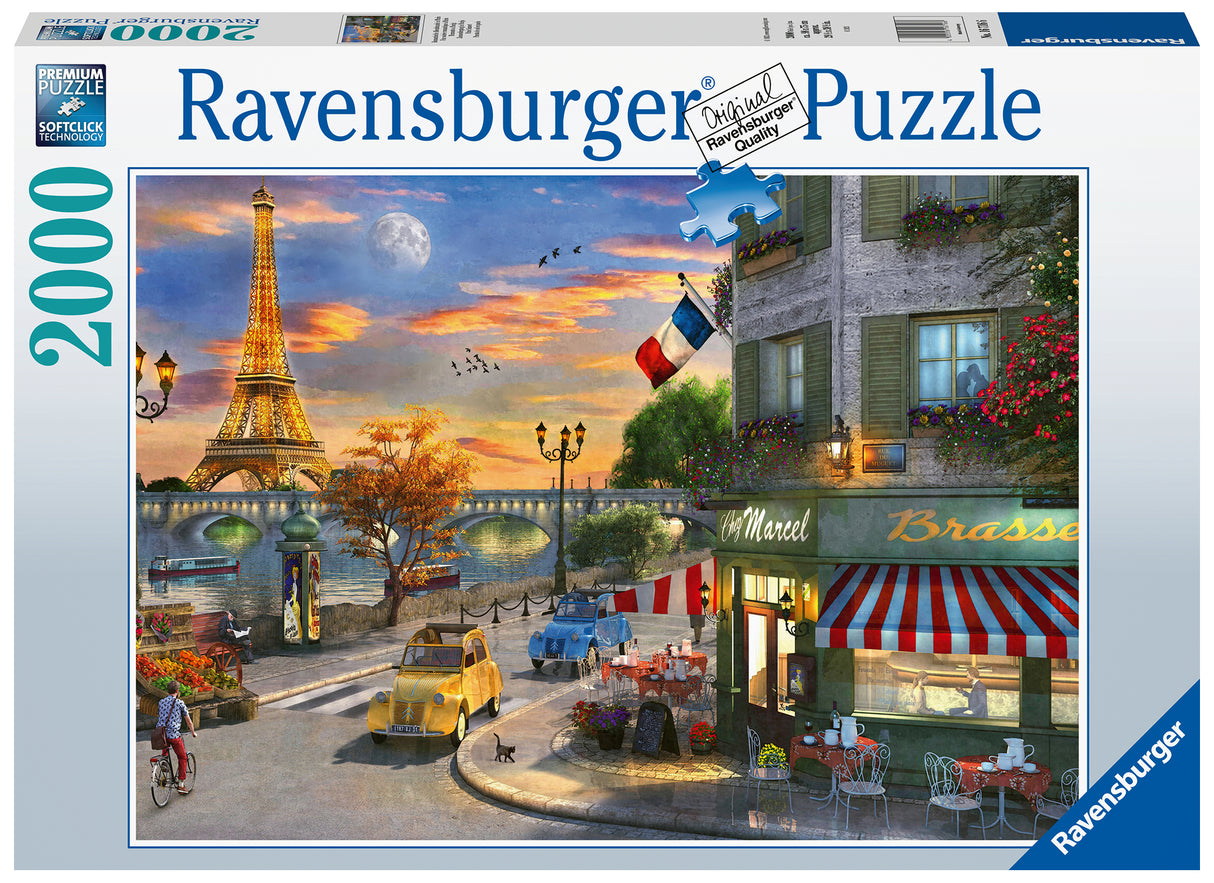 Ravensburger Puzzle 2000 pc of Paris Sunset 167166V