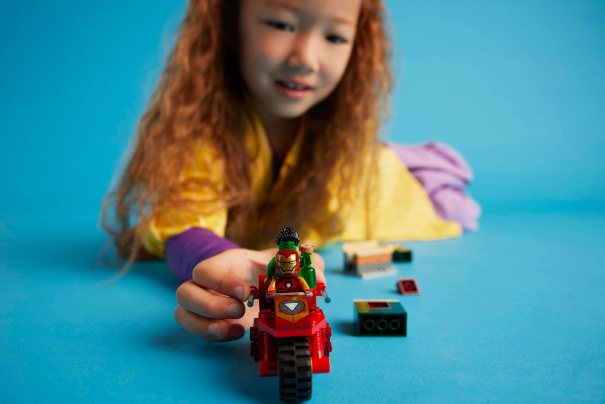 LEGO Super Heroes Iron Man with Bike and The Hulk 76287L