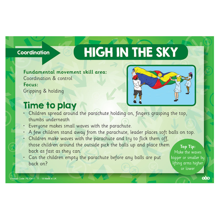TTS Physical Development Equipment and Activity Cards PE10233B