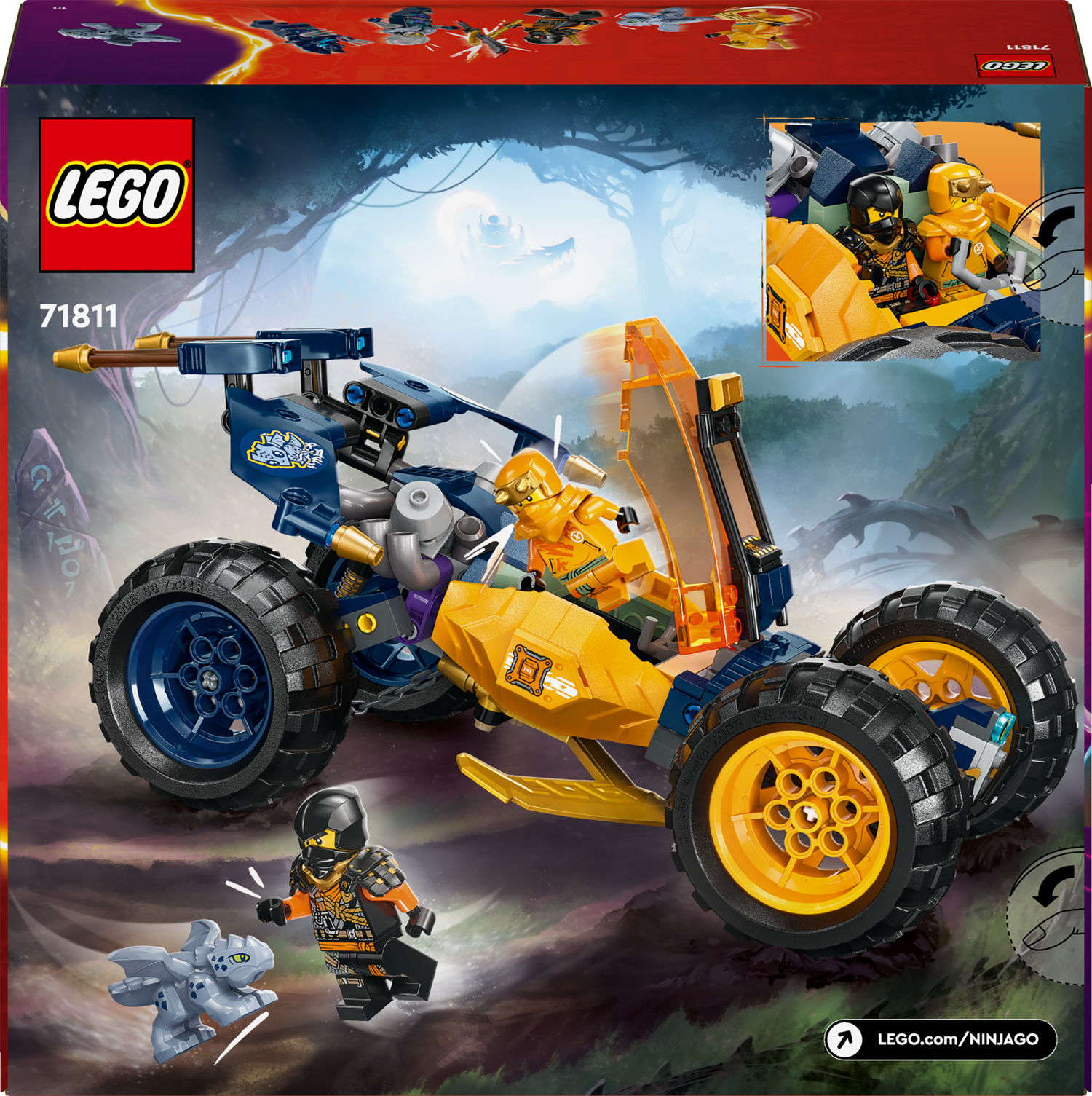 LEGO Ninjago Arin's Ninja Off-Road Buggy Car 71811L
