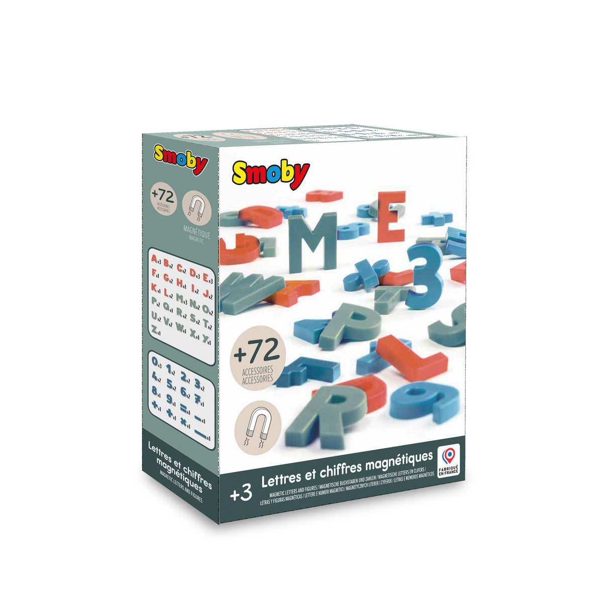 Smoby 72 Magnetic Letters & Numbers 430108S