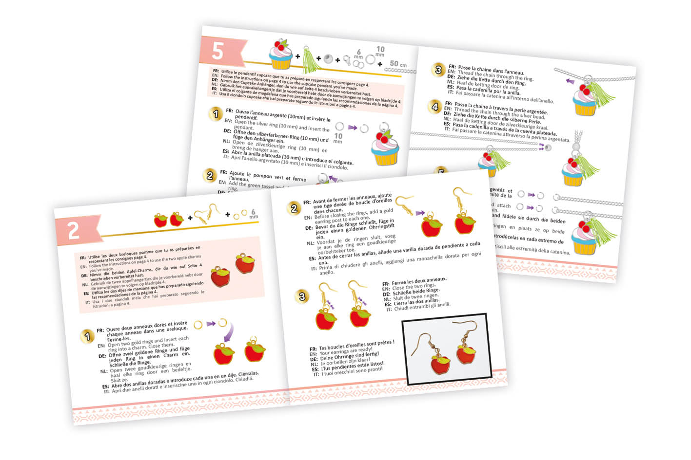 Buki Handicraft Kit Pendants BE121I