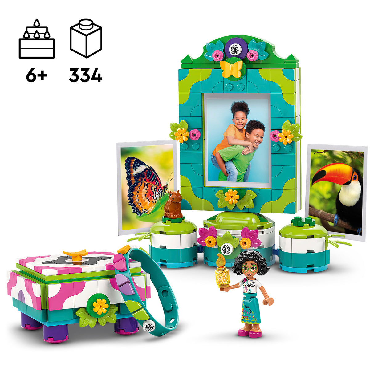 LEGO Disney Mirabel's Photo Frame and Jewelry Box
 43239L