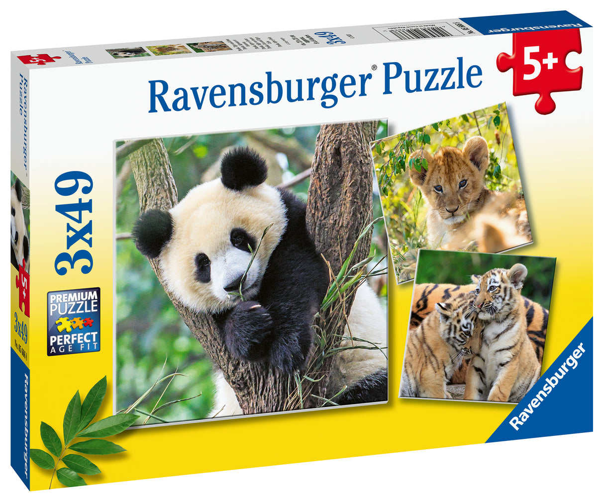 Ravensburger Puzzle 3x49 pc Wild Nature 056668V