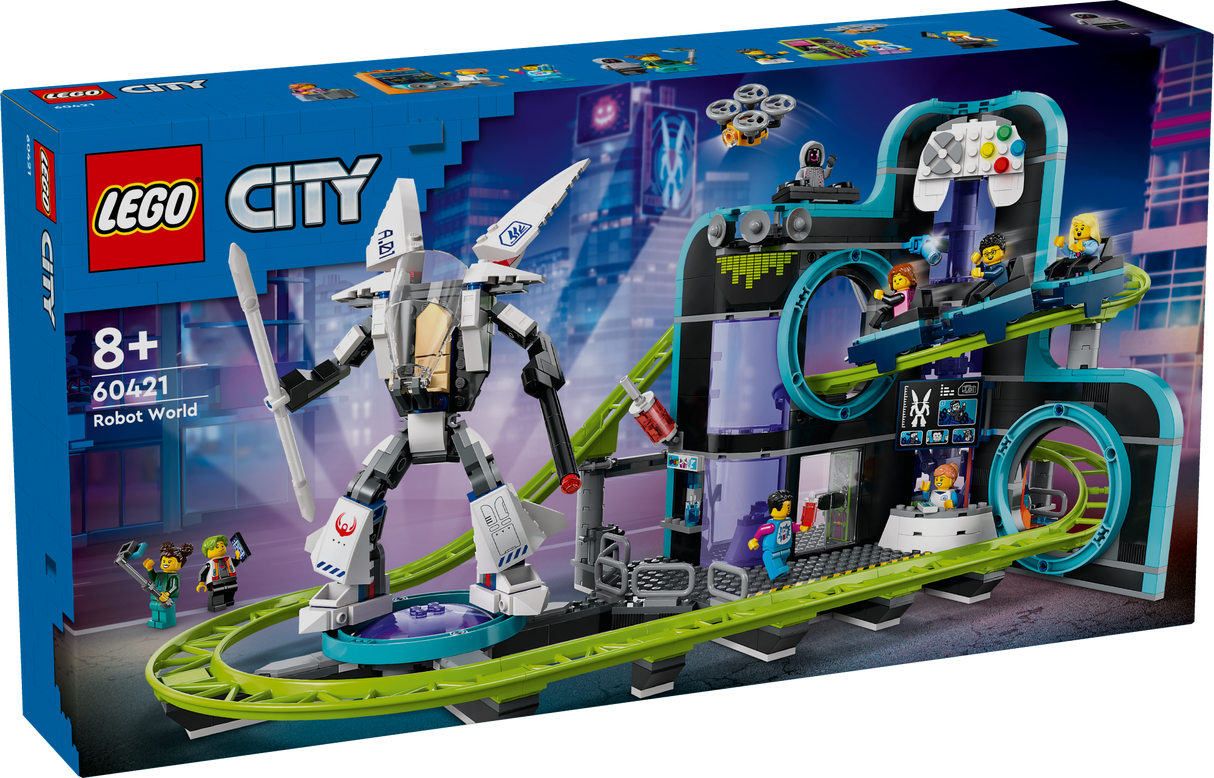 LEGO City Robot World Roller-Coaster Park 60421L