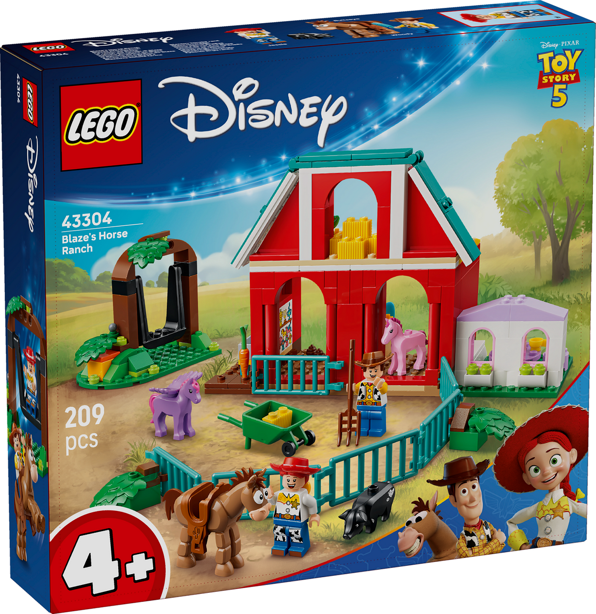 LEGO Disney and Pixar Toy Story 5 Blaze's Horse Ranch 43304L