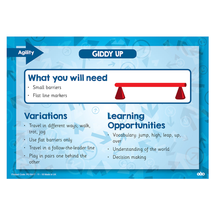 TTS Physical Development Equipment and Activity Cards PE10233B