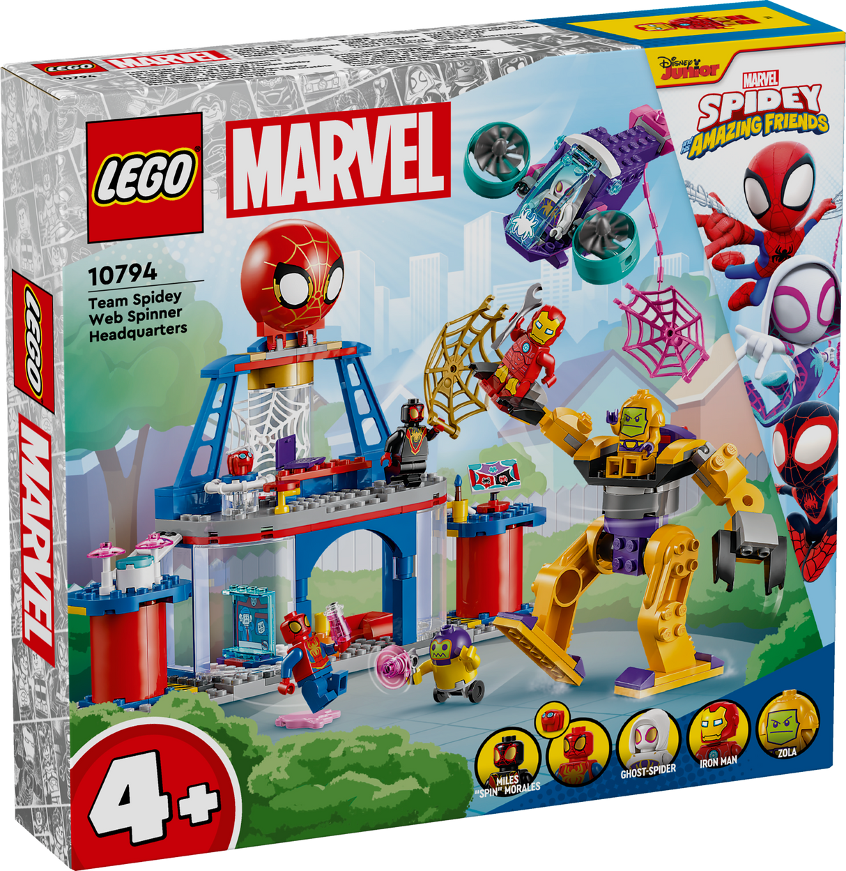 LEGO Spidey Team Spidey Web Spinner Headquarters 10794L