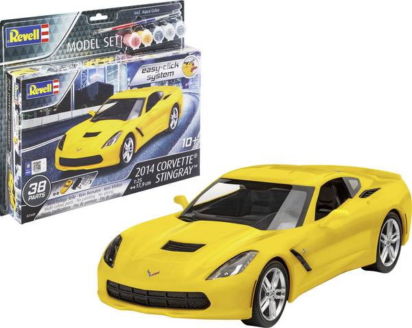 Revell Model Set 2014 Corvette Stingray 1:25 Easy-Click 67449R