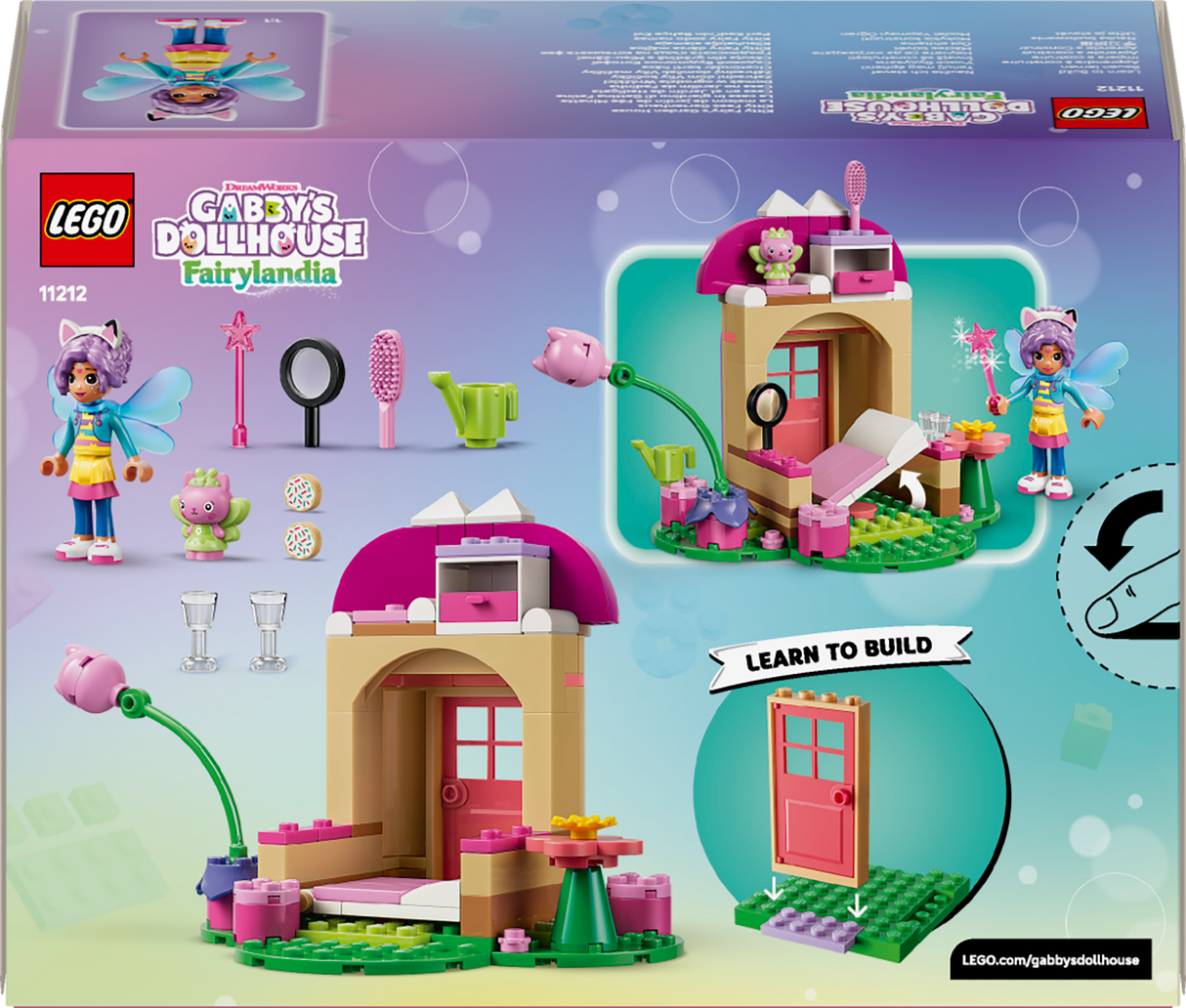 LEGO Gabby’s Dollhouse Kitty Fairy’s Garden House 11212L
