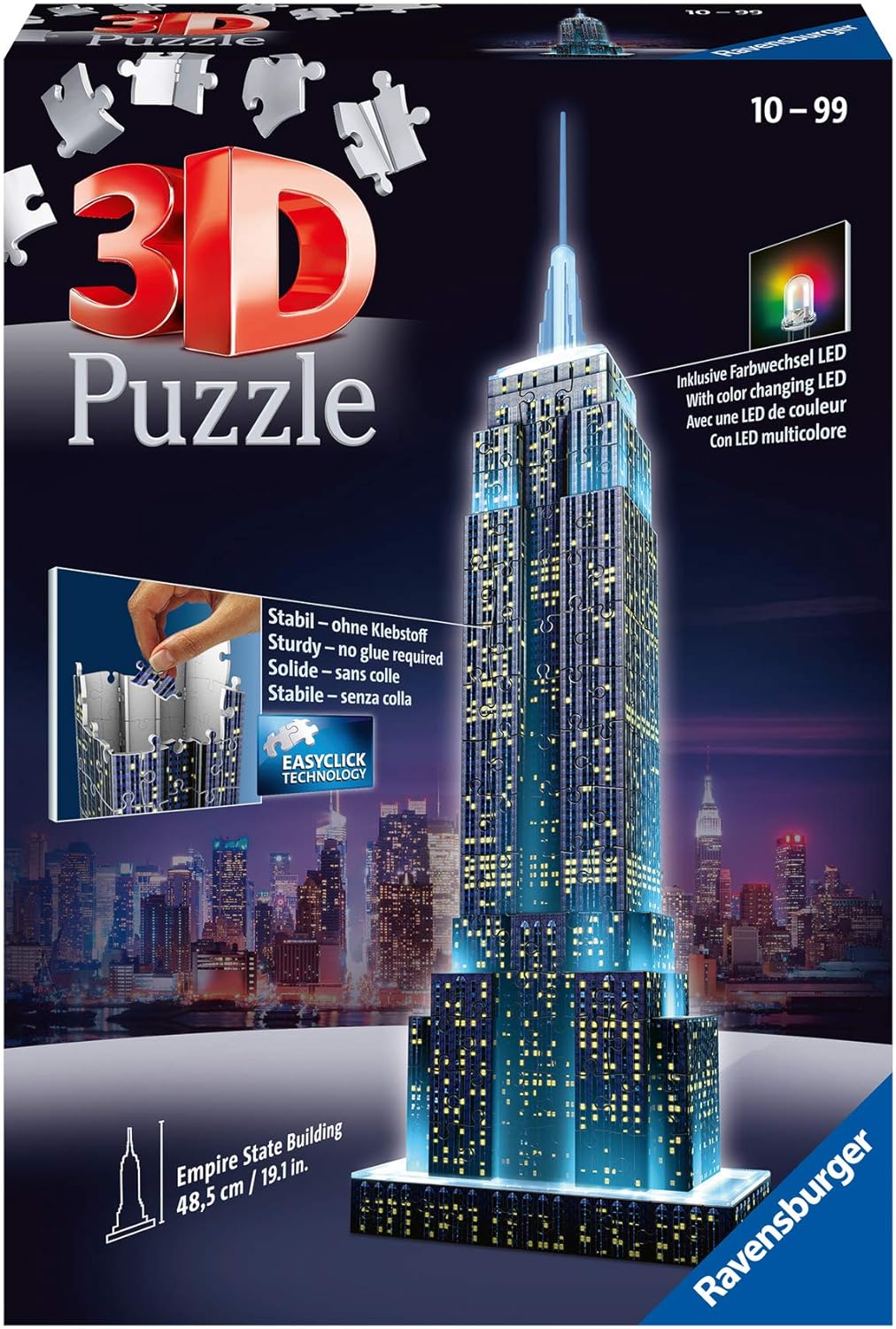 Ravensburger 3D Puzzle Empire State Building - Night Edition 125661V