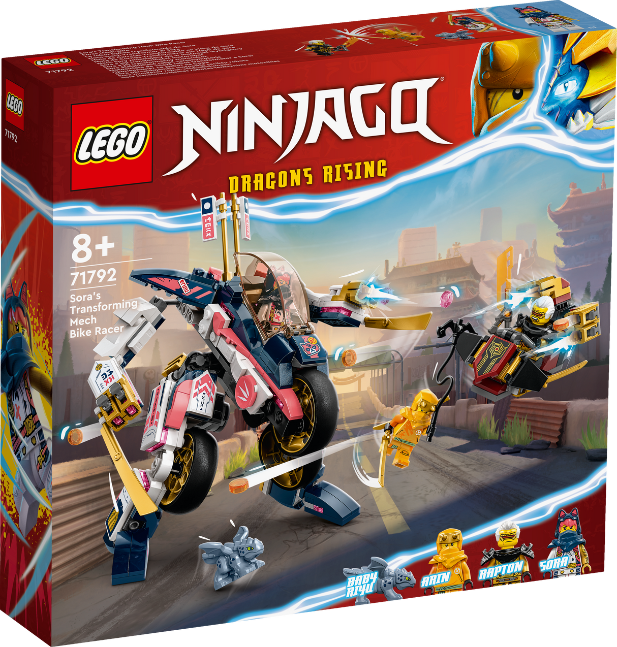 LEGO Ninjago Sora's Transforming Mech Bike Racer 71792L