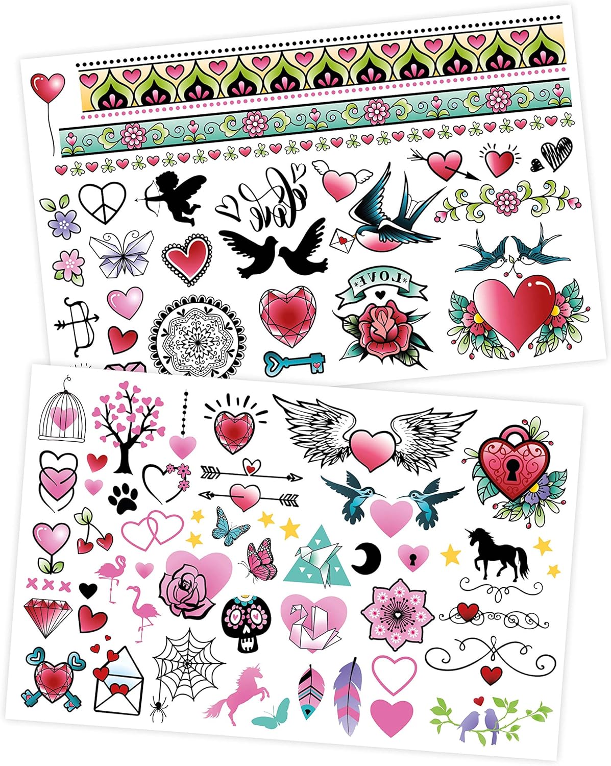 Buki Washable Tattoo 75 pc - Coloured TA003I