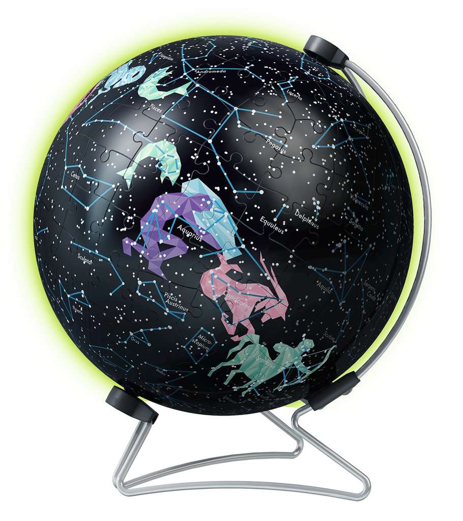 Ravensburger 3D Puzzle Ball Glow in the Dark 180 pc Astrology 115440V