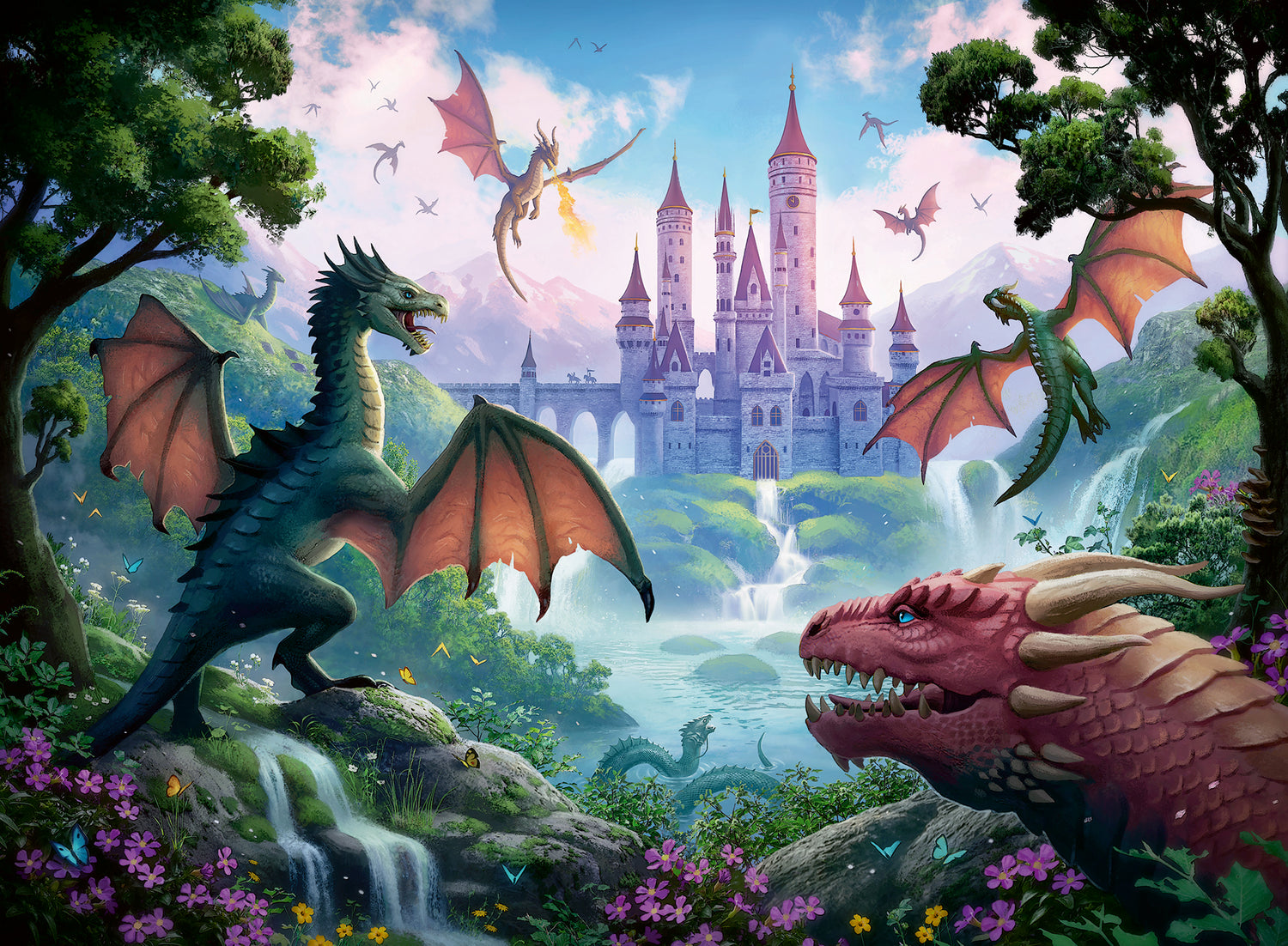 Ravensburger Puzzle 300 pc Dragons 133567V