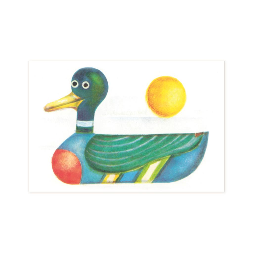 Dino wooden block puzzle 6 pc Duck 38104D