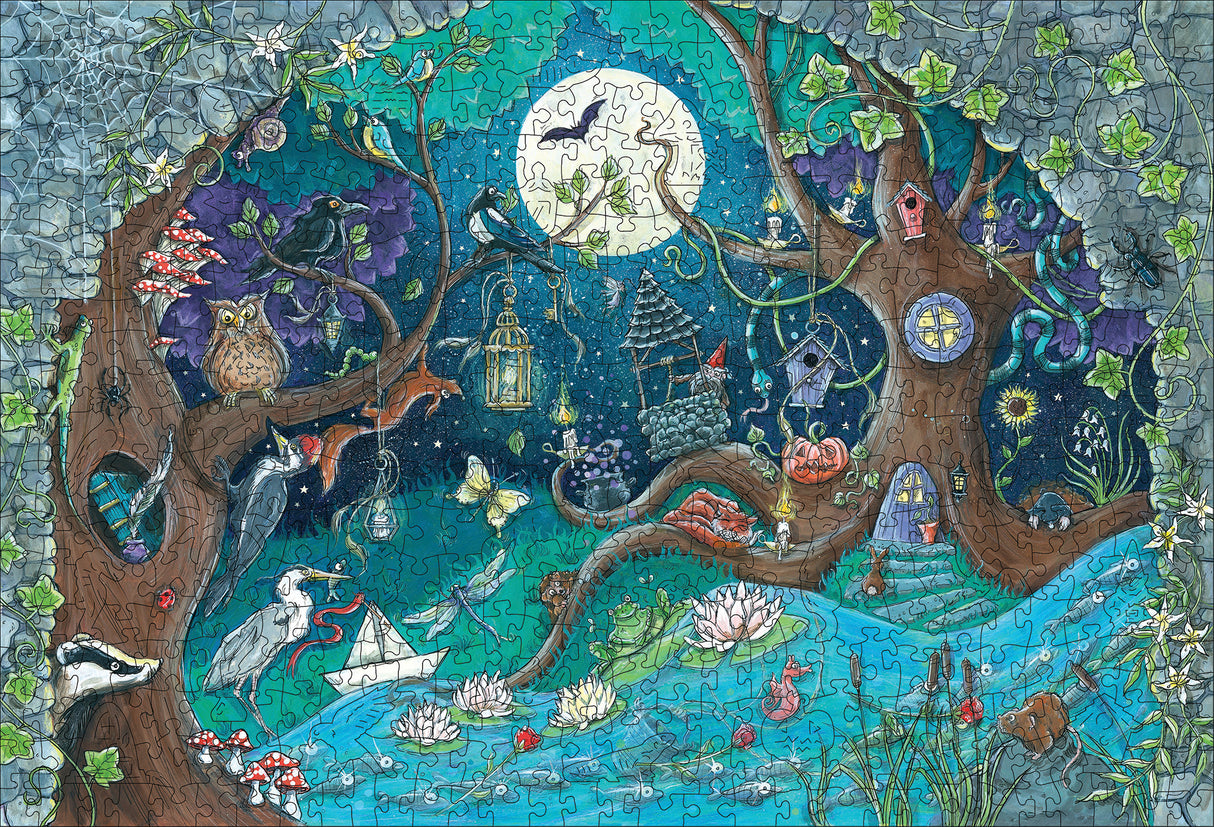 Ravensburger Wooden Puzzle 500 pc Fantasy Forest 175161V