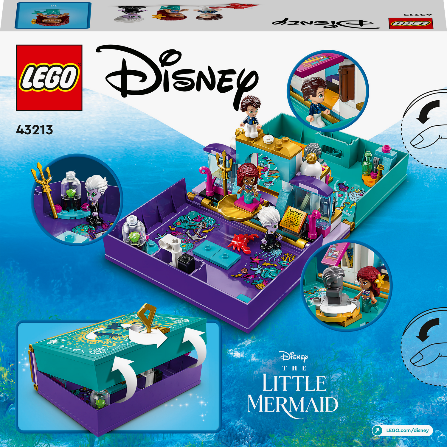 LEGO Disney The Little Mermaid Storybook 43213L