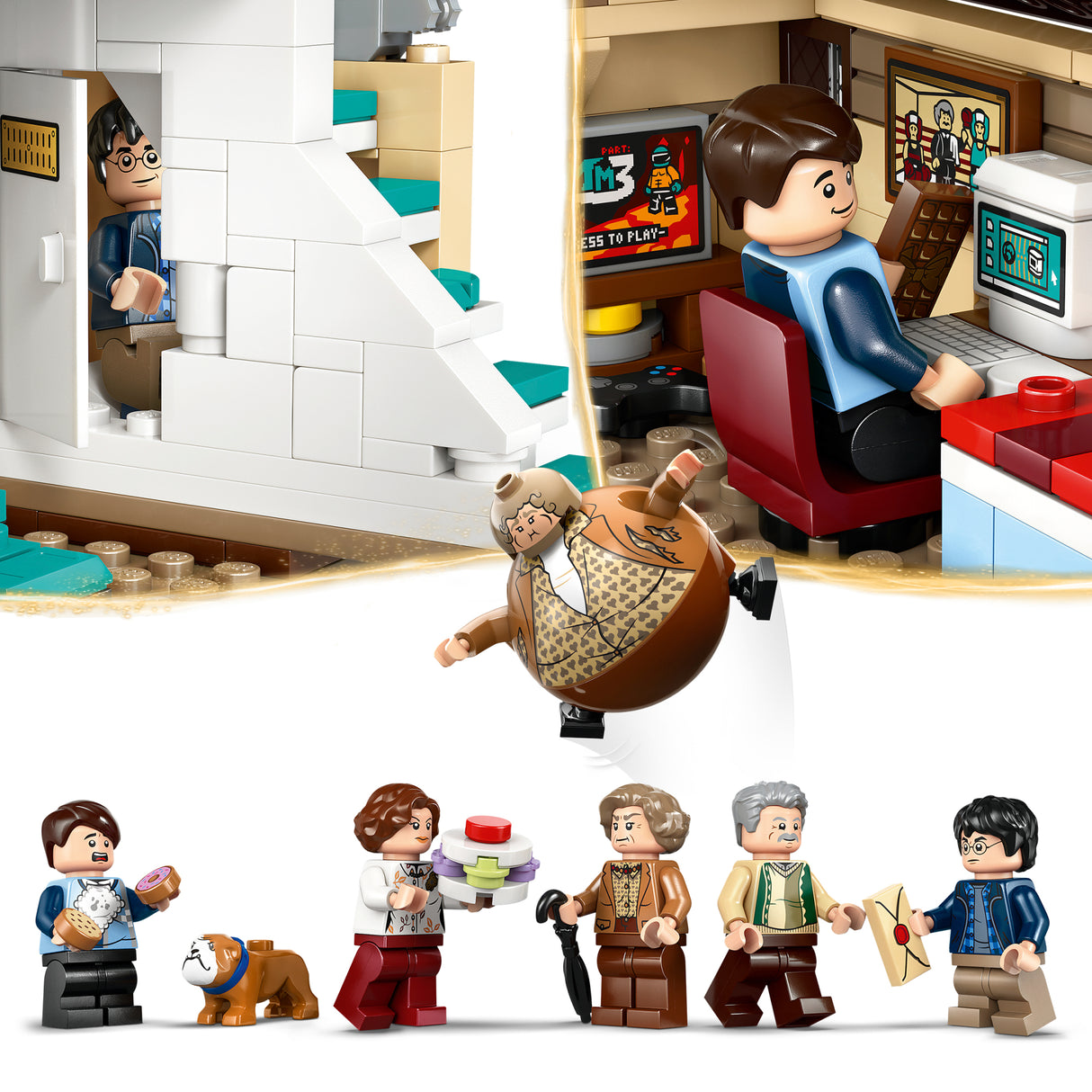 LEGO Harry Potter Privet Drive: Aunt Marge's Visit 76451L
