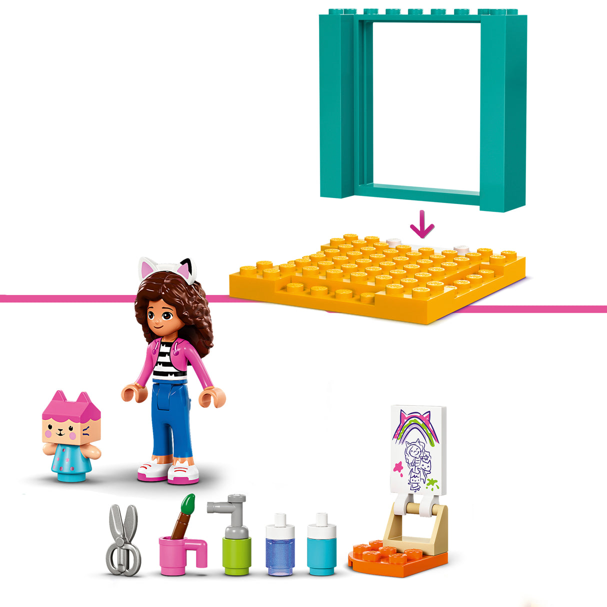 LEGO Gabby´s Dollhouse Crafting with Baby Box 10795L