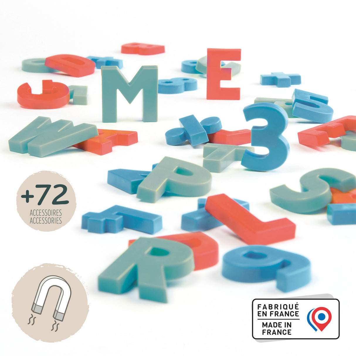 Smoby 72 Magnetic Letters & Numbers 430108S