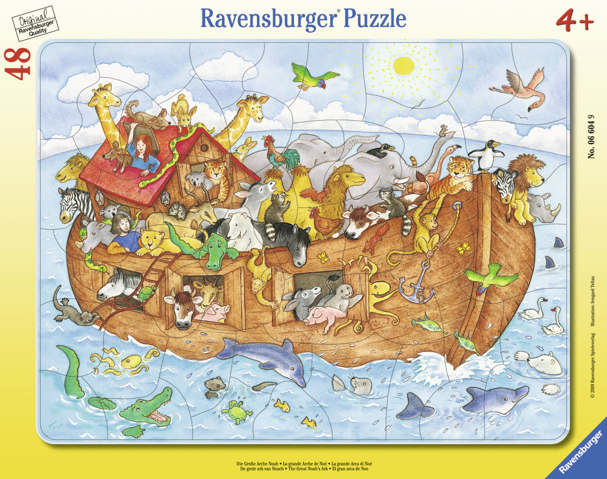 Ravensburger Frame Puzzle 48 pc Noah's Arc 066049V
