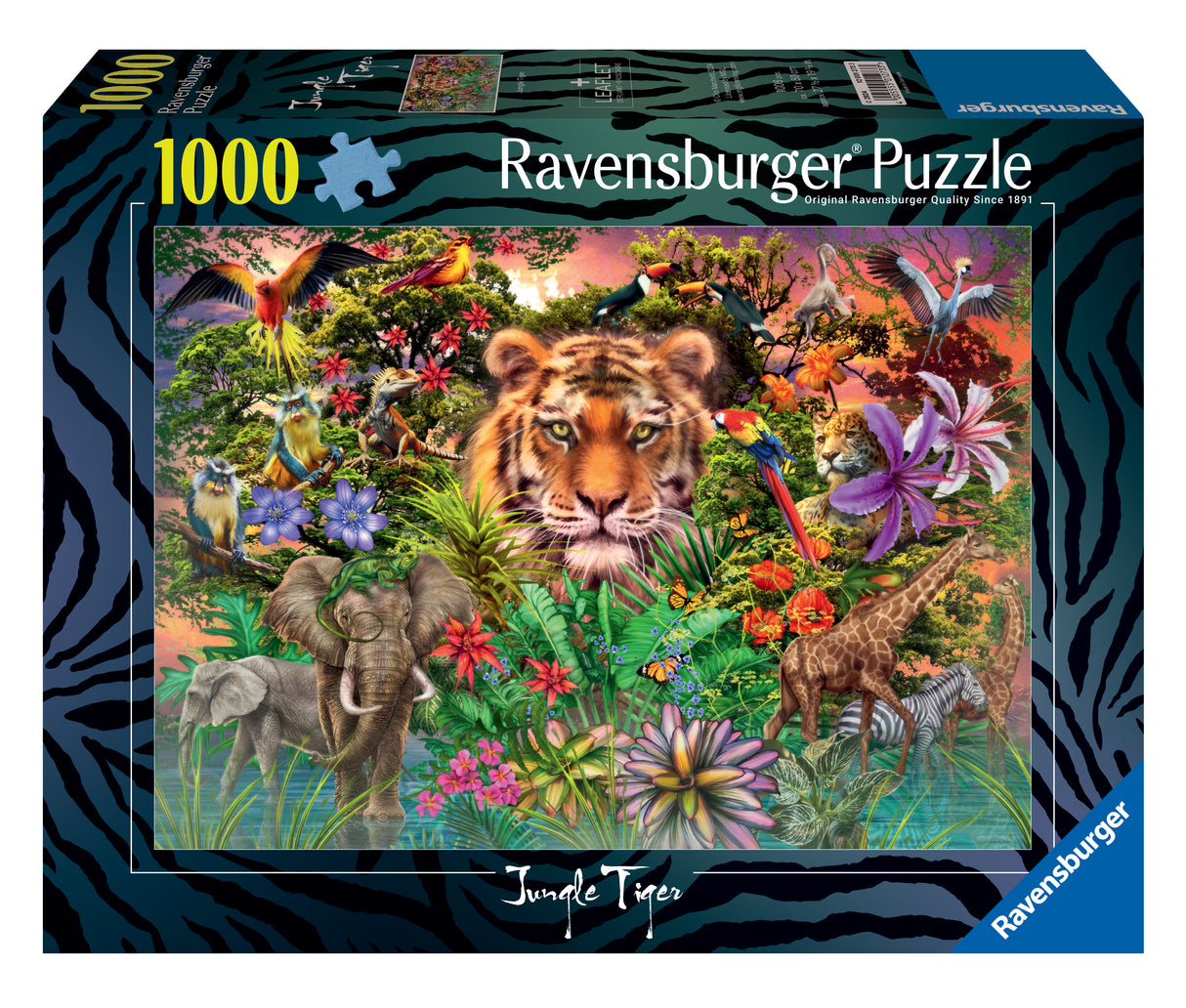 Ravensburger Puzzle 1000 Pieces: Jungle Tiger 12001273V