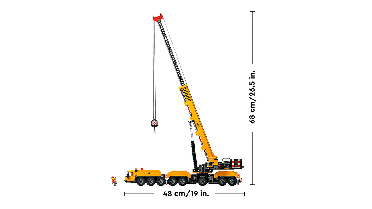 LEGO City Yellow Mobile Construction Crane 60409L