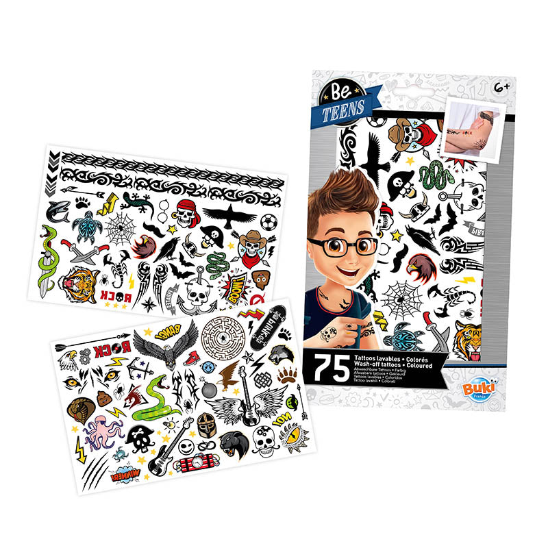 Buki 75 tattoos - Rock TA006I