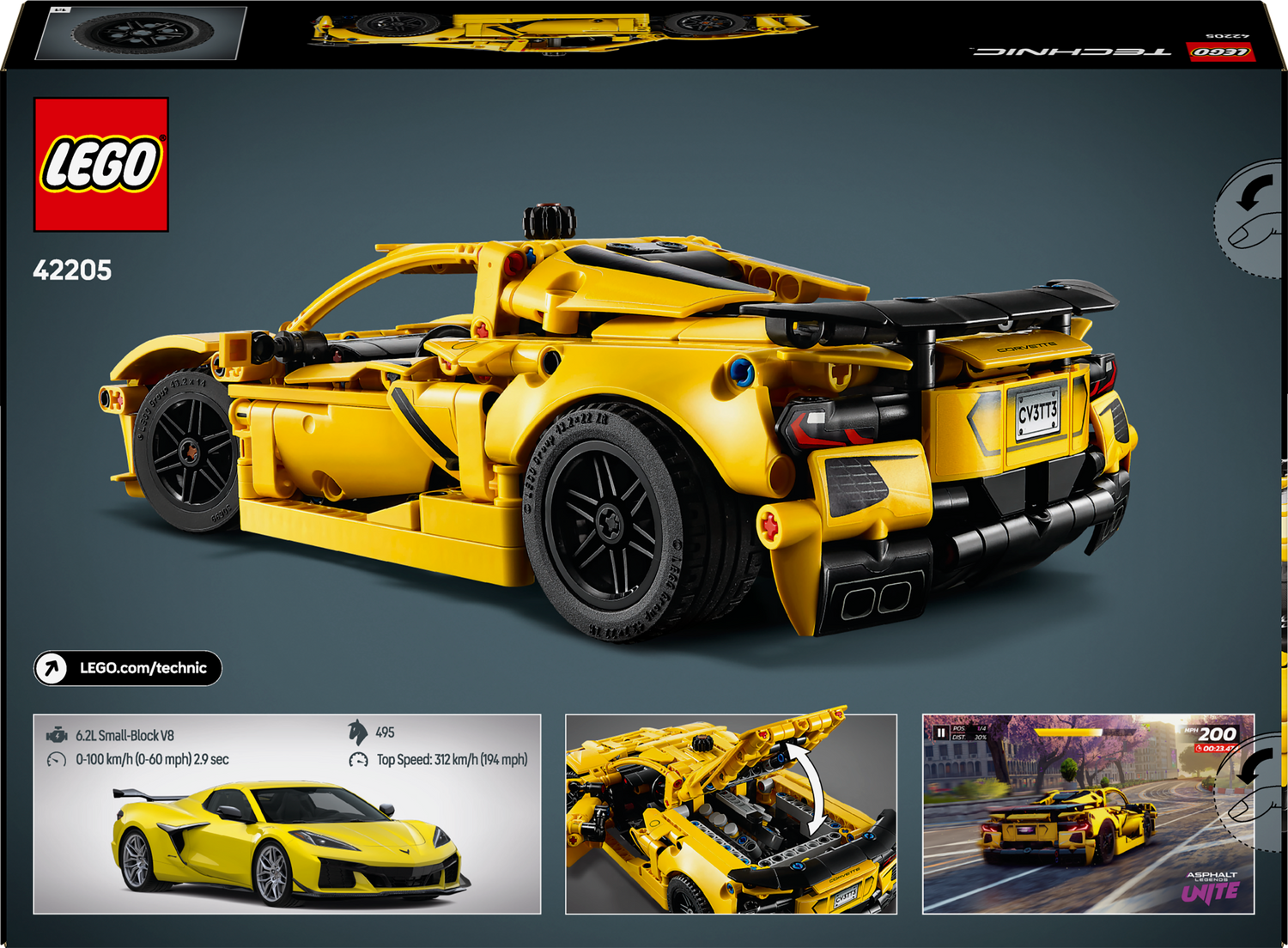 LEGO Technic Chevrolet Corvette Stingray 42205L