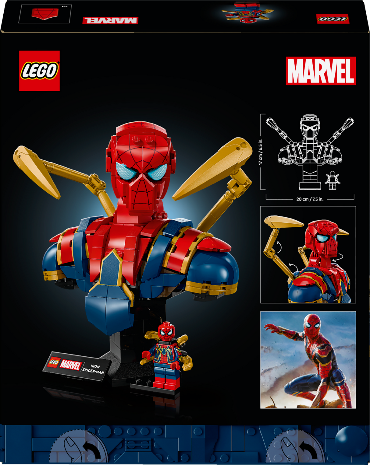 LEGO Super Heroes Iron Spider-Man Bust 76326L