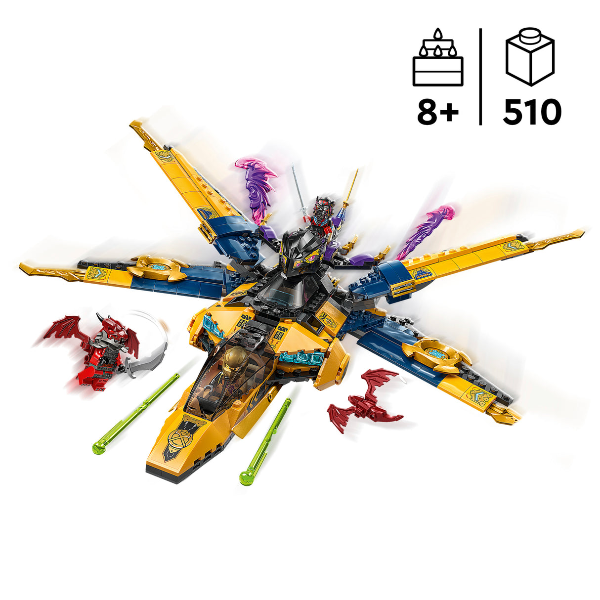 LEGO Ninjago Ras and Arin's Super Storm Jet 71833L