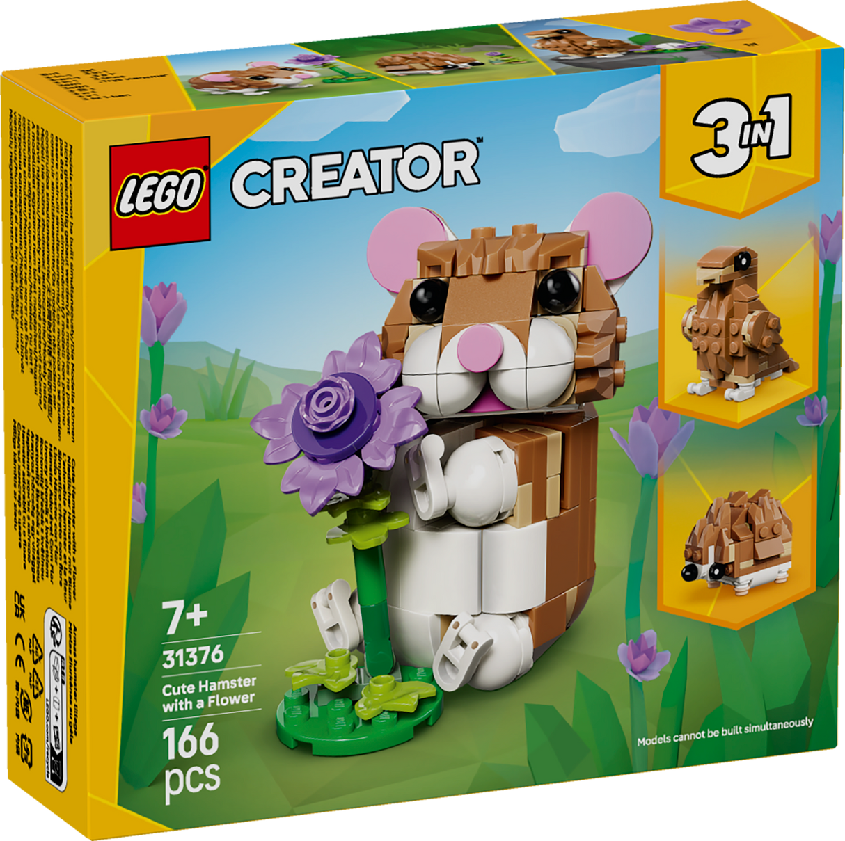 LEGO Creator Cute Hamster with a Flower 31376L