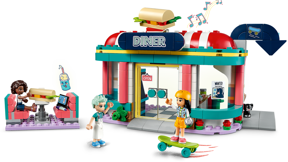 LEGO Friends Heartlake Downtown Diner 41728L